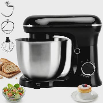 Krachtige 5.2L Keukenmachine 3-in-1: Mixen, Kneden & Kloppen, Verzenden, Nieuw