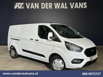 Ford Transit Custom | 2.0 TDCI 105pk L2H1 Euro6 Airco |, Auto's, Gebruikt, Euro 6, Wit, Dealer onderhouden