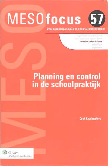 Planning en control in de schoolpraktijk / Meso focus, Verzenden, Zo goed als nieuw, C. Raaijmakers