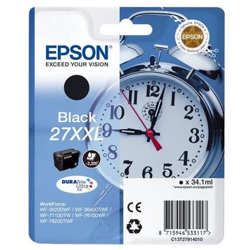 Epson 27XXL (T2791) zwart extra hoge capaciteit, Verzenden, Nieuw, Epson