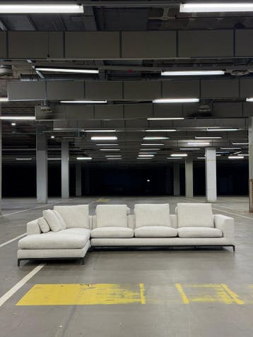 Minotti Andersen Hoekbank | Natural | NIEUWSTAAT + Garantie, Overige materialen, Hoekbank, 300 cm of meer, Ophalen of Verzenden