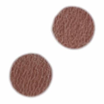 15 x DQ Leren Cabochon 7mm Dusty Sand (Cabochons en camée), Ophalen of Verzenden, Nieuw, Overige typen