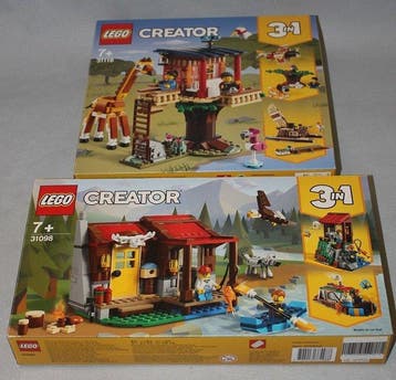 Lego Set - Creator 3in1 - Hut in de wildernis, Safari wilde, Nieuw
