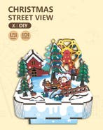 PlayfulMario Christmas Street View met muziek 99 onderdel..., Verzenden, Nieuw