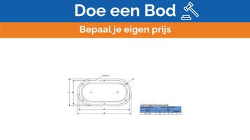 Bieden: Rutgerson oval portlight stainless steel, Ophalen of Verzenden, Nieuw, Kombuis en Sanitair, Zeilboot of Motorboot
