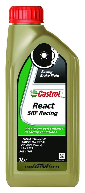 Castrol React SRF Racing remvloeistof DOT4 1 Liter, Ophalen of Verzenden