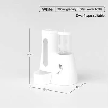 2-in-1 Hamster Voer- en Waterdispenser – Lekvrije Feeder, Verzenden, Nieuw