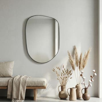 *WOONWINKEL* Spiegel Organische Vorm 55x80 Cm, Huis en Inrichting, Woonaccessoires | Spiegels, Verzenden, Nieuw