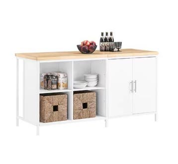 Keukeneiland met Werkblad – Dressoir met Deuren & Vakken, Huis en Inrichting, Keuken | Keukenelementen, Verzenden, Nieuw