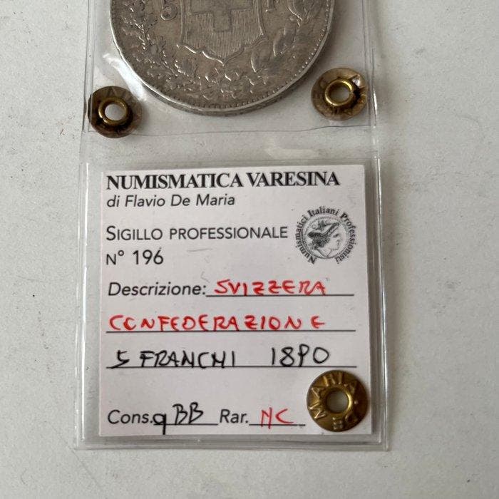 Zwitserland. 5 Francs (Zonder minimumprijs), Postzegels en Munten, Munten | Europa | Niet-Euromunten