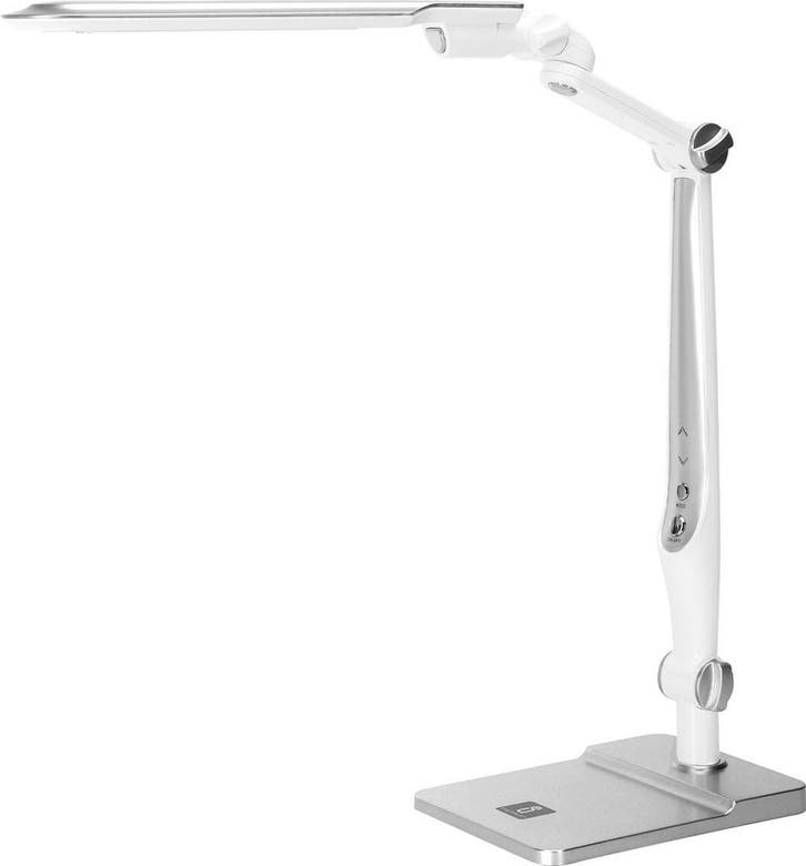 Bureaulamp - Tafellamp - Tafellamp slaapkamer - Zilver - Aig, Huis en Inrichting, Lampen | Tafellampen, Zo goed als nieuw, Verzenden
