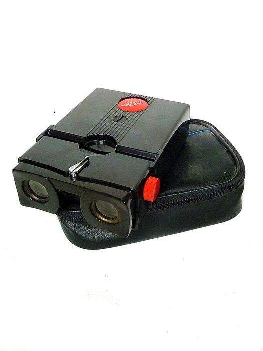 Red-button Stereo Realist Viewer - USA-made 5 perforations, Verzamelen, Fotografica en Filmapparatuur