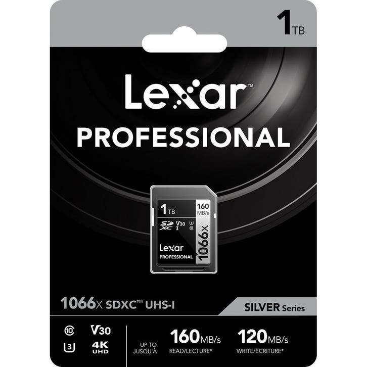 Lexar SDXC Professional UHS-I 1066X 1TB, Audio, Tv en Foto, Fotografie | Geheugenkaarten, Overige typen, Nieuw, Ophalen of Verzenden