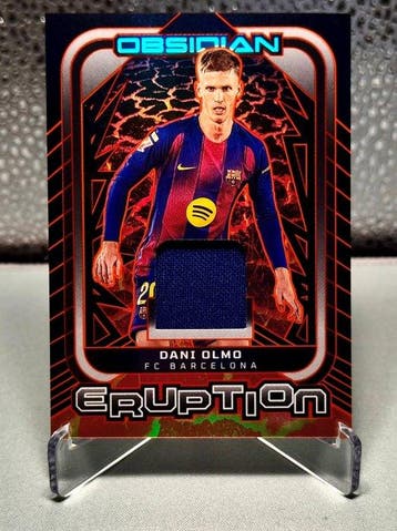 2025/26 Panini Obsidian Dani Olmo ER-OLM Memorabilia kaart,, Nieuw