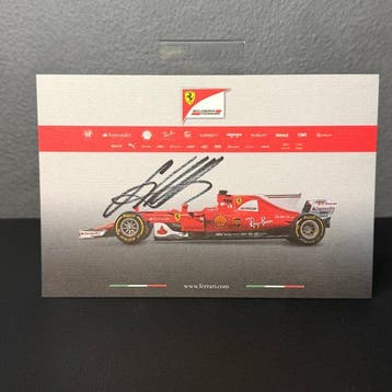 Ferrari - Formula 1 - Sebastian Vettel - 2017 - Fankaart, Nieuw