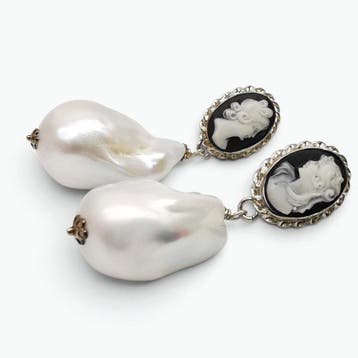 Parel - Argento 925 - Oorbellen - perle edison