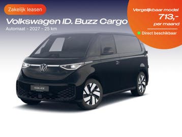 Volkswagen ID. Buzz Cargo | Zakelijk Leasen vanaf 461,- p/mn, Nieuw, Financial lease, Lease, Volkswagen