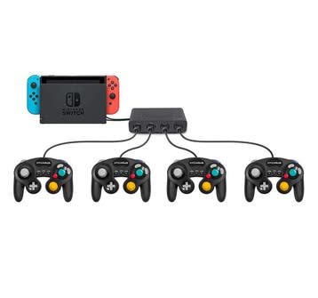 4 Gamecube Controller aansluiten op Wii U met deze adapter, Ophalen of Verzenden, Zo goed als nieuw