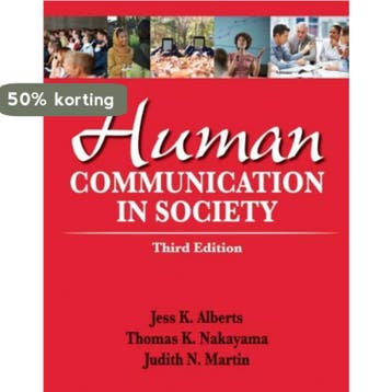 Human Communication in Society - Alberts Jess 9780205029389, Boeken, Verzenden, Gelezen, Alberts Jess
