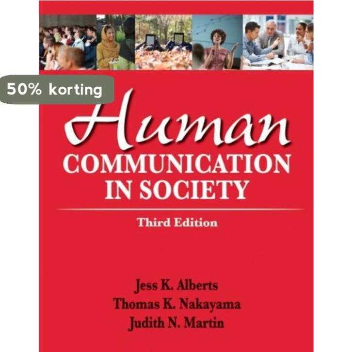Human Communication in Society - Alberts Jess 9780205029389, Boeken, Taal | Engels, Gelezen, Verzenden