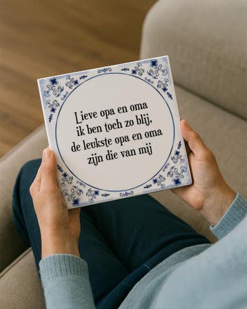 Tegeltje Maken? Tegel + eigen Spreuk en/of Foto!, Verzenden, Nieuw