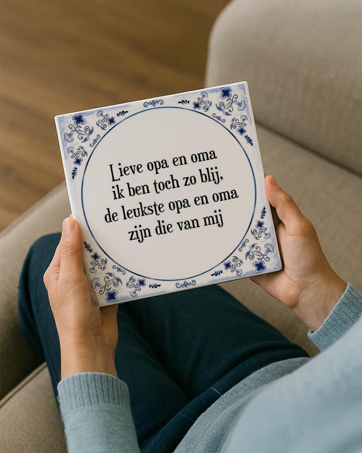 Tegeltje Maken? Tegel + eigen Spreuk en/of Foto!, Huis en Inrichting, Woonaccessoires | Tekstborden en Spreuken, Nieuw, Verzenden