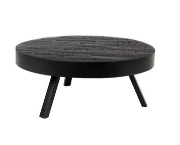 Salontafel Suri 74 cm | Zwart, Ophalen of Verzenden, Nieuw