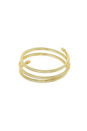 Goudlief Twirl & twine armband (Manchet armbanden), Verzenden, Nieuw, Zilver, Overige materialen
