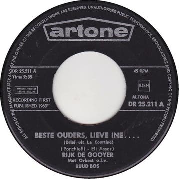 vinyl single 7 inch - Rijk de Gooyer - Brief Uit La Court..., Cd's en Dvd's, Verzenden, Zo goed als nieuw, 7 inch, Pop