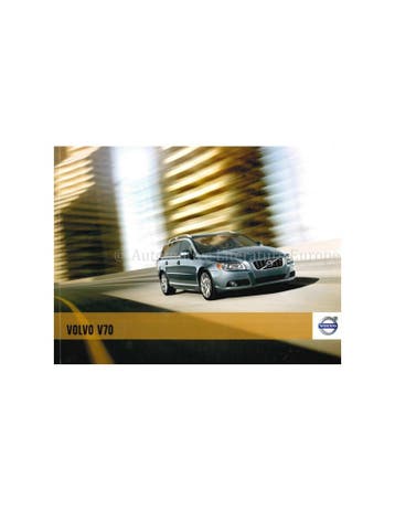 2012 VOLVO V70 BROCHURE NEDERLANDS, Nieuw, Volvo, Author