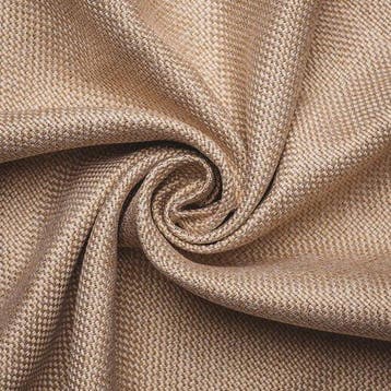 2dekans | Larson - Luxe Geweven Blackout Gordijn - Haken -, Ophalen of Verzenden, Zo goed als nieuw, Beige