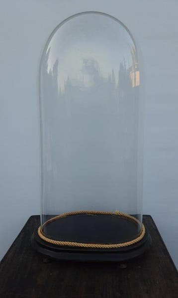 Stolp - Glas, Hout - 1920-1930 - 53cm