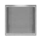 Wiesbaden Sunk inbouwnis 30 x 30 x 7 cm RVS 33.4180, Ophalen of Verzenden, Nieuw, Rvs, Bad