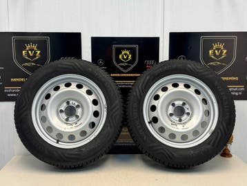 Org. 2 stuks Opel Combo bj2024 stalen velgen met All-Seasons, Auto-onderdelen, Banden en Velgen, 16 inch, Banden en Velgen, 205 mm