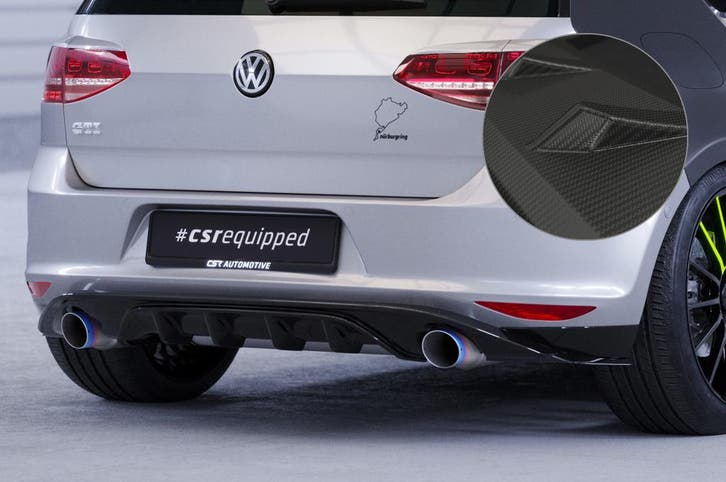 Achterskirt voor VW Golf 7 basis/GTI/GTD/GTE/e-Golf HA266-M, Auto-onderdelen, Carrosserie en Plaatwerk, Nieuw, Verzenden