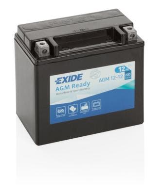Exide AGM Ready 12V accu | AGM12-12 | 12V 12Ah, Ophalen of Verzenden, Nieuw