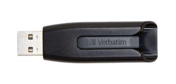 Verbatim V3 - USB-Stick 3.0 256 GB - Zwart, Computers en Software, Verzenden, Nieuw, VERBATIM