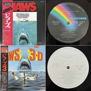 John Williams, Alan Parker - Jaws / Jaws 3-D - Music From, Nieuw in verpakking