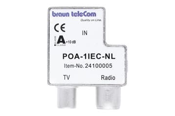 Braun Telecom POA-1B IEC-NL Enkeldop Einddoos met, Ophalen of Verzenden, Nieuw