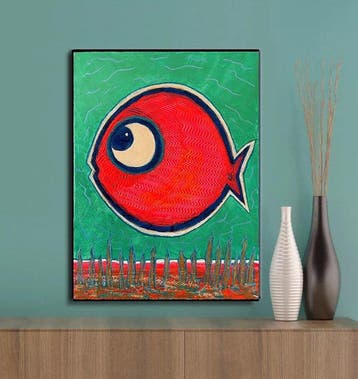Denis Kuvayev (1971) - Goldfish on golden bottom - No