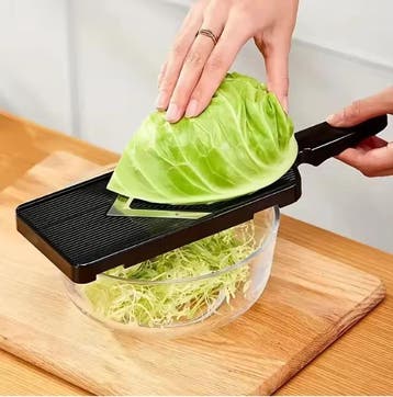 Groente- en Koolschneider – Handmatige RVS Slicer en Rasp, Verzenden, Nieuw