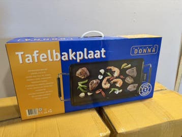 Tafel bakplaat Gourmet Prima Donna, zwart, Nieuw