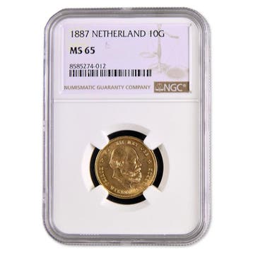 10 Gulden 1887 Willem III, Verzenden