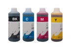 Geschikt HP navul inkt SET VAN 4 KLEUREN zwart cyaan magenta, Nieuw, Cartridge, Inktmedia