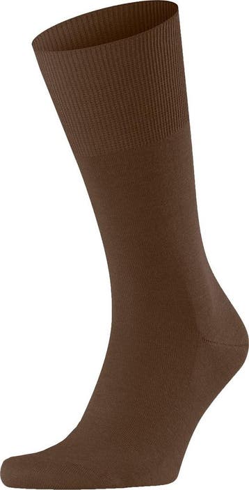 Falke Airport Sok Cappucino maat 43-44 Heren, Kleding | Heren, Verzenden, Nieuw, Bruin, FALKE