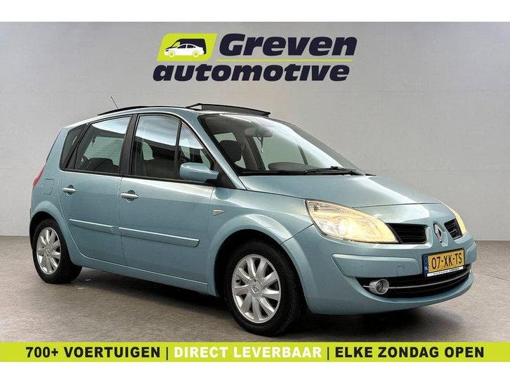 Renault Scénic 1.6-16V Tech Line | Defect | Panoramadak |, Auto's, Renault, Handgeschakeld, MPV, Benzine, Blauw, Scénic
