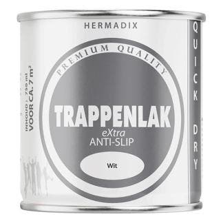 Traplak | Hermadix | 750 ml (Wit, Zijdeglans, Waterbasis), Verzenden, Nieuw
