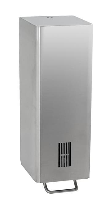 Zeepdispenser Wandaansluiting - RVS - 116x131x342mm - 1000ml, Verzenden