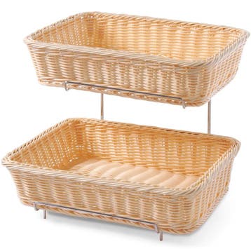 Broodmanden | Kunststof | Beige | 1/2 GN | Incl. Standaard |, Verzenden, Nieuw in verpakking