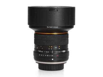 Samyang 14mm f/2.8 ED AS IF UMC Olympus - Micro Four Thirds, Ophalen of Verzenden, Zo goed als nieuw, Olympus